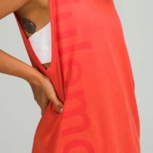 lululemon athletica Vibrant Orange Muscle Tee